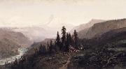 William Keith Mount Hood, Oregon Spain oil painting artist